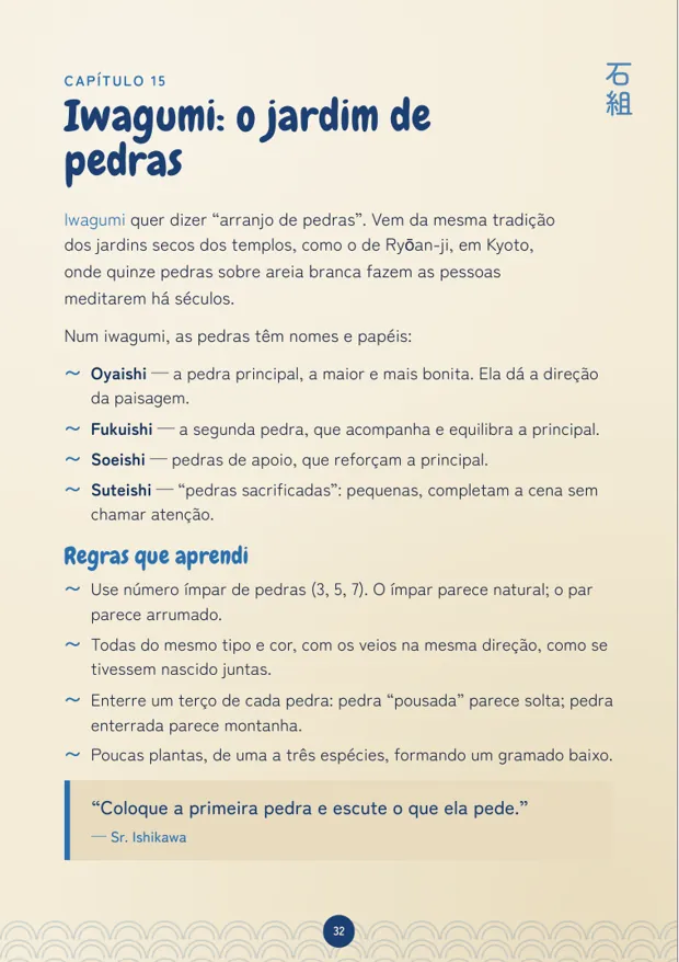 Página do e-book: Iwagumi